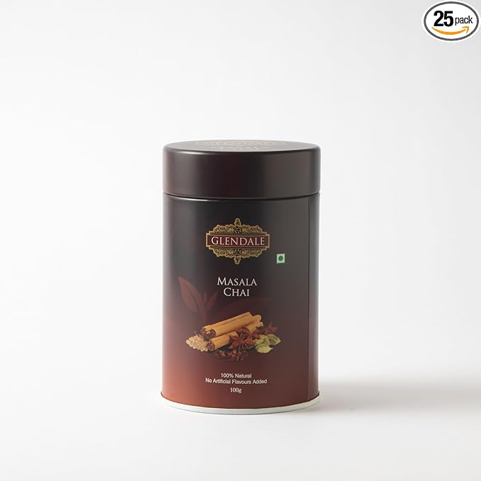 Glendale Masala Chai Tea Tin 100g (Pack of 1) 150 Years Heritage - Image 2