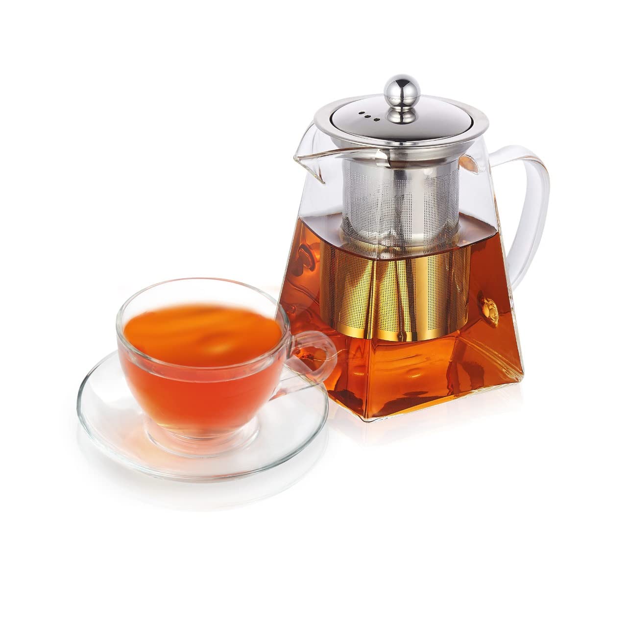Glendale Tea Glass Tea Brewing Pot, 600 ml - Image 6