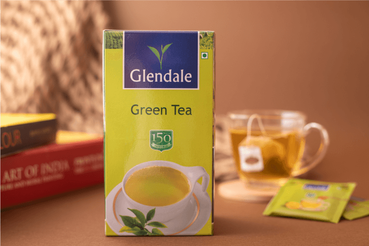 GLENDALE Green Tea | 25 Enveloped Tea Bags | Pack of 1 | Total 25 Dip Tea Bags | High Grown Nilgiri Tea
